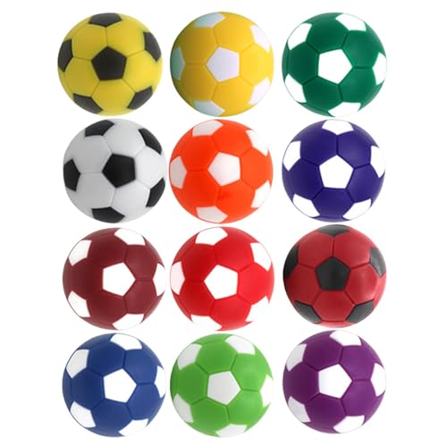 Football Table Balls, Small Football Balls, Table Soccer Ball, Playful Football Balls, Small Sports Balls, Fade-resistants Replacement Balls for Family Outing, Parties von Bmdjdq