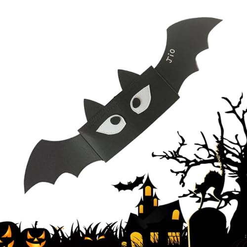 Halloween Fledermausflügel Hut Filz Fledermaus Hut Festival Fledermaus Hut Cosplay Fledermaus Hut Geflügelte Fledermaus Kopfbedeckung mit weichen Filzmaterialien Angenehm zu tragen für Fasching, von Bmdjdq