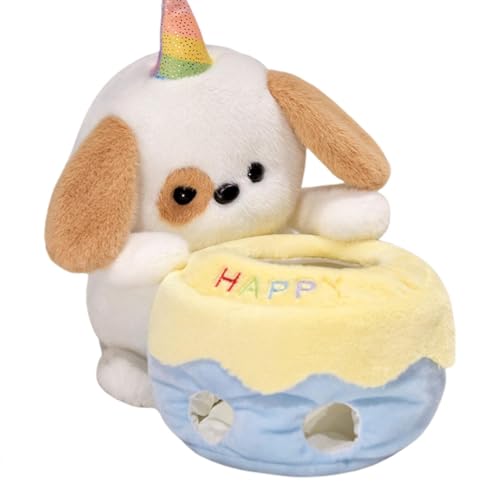 Happy Birthday Stuffed Animal, Birthday Plush Toy, Cuddle Puppy Stuffed Animal, Snuggly Birthday Toy, Collectible Puppy Plush, 12-inch Cute Puppy Plush Toy for Birthday, Holiday, Daily Surprise Room von Bmdjdq