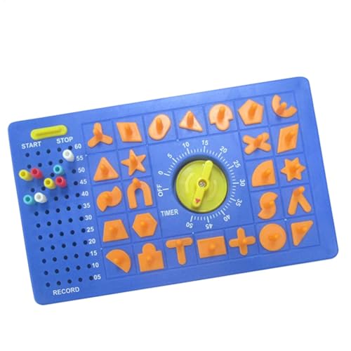 Perfection Puzzle-Brettspiel, Time Shock-Spiel, interaktives Timing-Puzzlespiel, Keine Batterien erforderlich, unterstützt unabhängiges Spielen, grün, blau, schwarz, für Kinder, und Mädchen von Bmdjdq