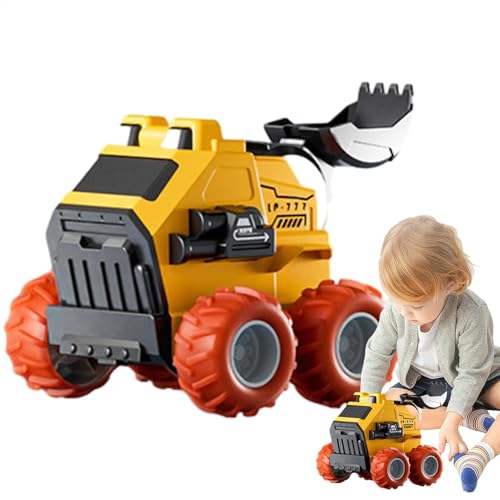 Spielzeugauto zum Zurückziehen, Spielzeugauto mit Reibungsantrieb - Truck Toys Rückziehauto,Jungenspielzeug, Lernspiele, Lernspielzeug, reibungsbetriebenes Auto, Goodie-Bag-Stuffer für Kinder ab 3 Jah von Bmdjdq