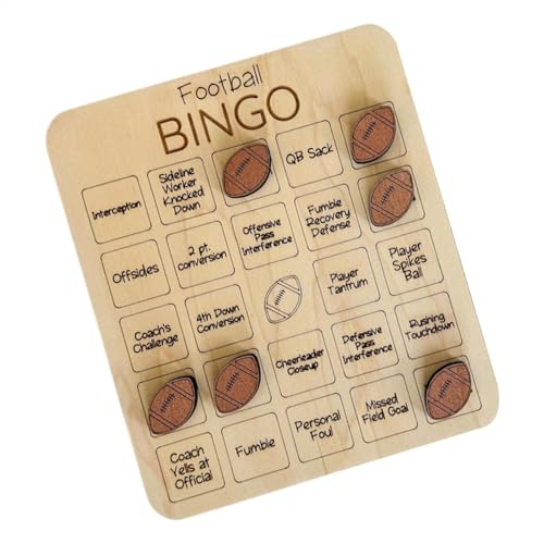 Sport-Bingo-Spiel, Fußball-Bingo-Spiel, Brettspiele Für Kleinkinder, Einfach Zu Bedienen, Verschleißfest, 16 cm, Für Kinder, Kleinkinder von Bmdjdq