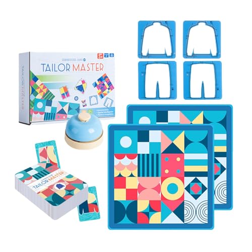 Tailor Master Matching-Spiel, Tailor Master Battle,Kinder zeichnen Farbanpassungsspiel - Tailor Master Kinderpuzzle, Denk- und Konzentrationstraining, Spielzeug für Kinder, grafisches, farblich passen von Bmdjdq