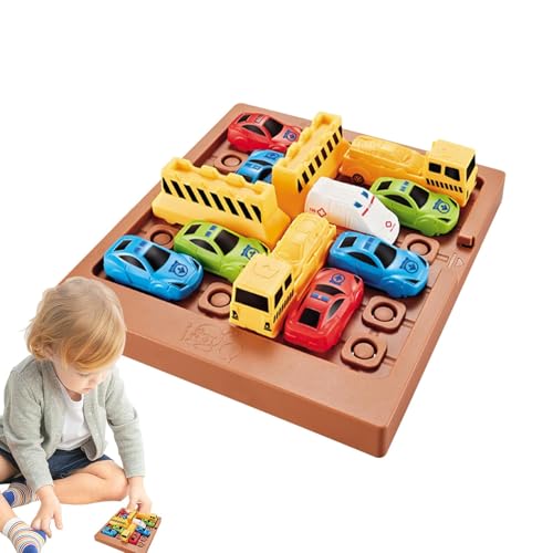 Verkehrsauto-Brettspiel, Auto-Puzzle-Spielzeug, Verkehrs-Puzzlespiel, Auto-Schiebepuzzle, Familien-Puzzlespiel, leichtes und kompaktes Design für, Spaß beim Spielen mit der Familie von Bmdjdq