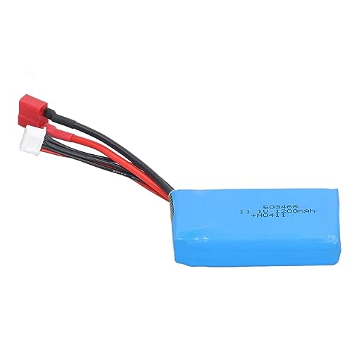 11,1 V 1200 MAh RC-Bootsbatterie, Überladeschutz-Fernbedienungs-Bootsbatterie für WL915 von Bnineteenteam