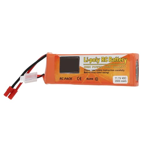 11,1 V 3500 MAh 45 C RC-Lithiumbatterie, Ersatz-Lithiumbatterie mit Banana 3.0-Stecker für WLtoys RC Quadcopter Boat FPV-Drohne von Bnineteenteam