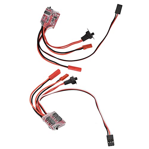 Bnineteenteam 30A Brushed ESC Elektronischer Geschwindigkeitsregler, Vorwärts/Rückwärts/Bremse, 4-8V, für RC-Car von Bnineteenteam