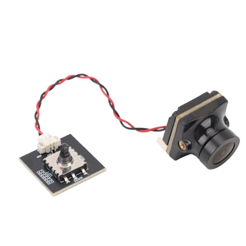 Bnineteenteam FPV-Kamera, 1200TVL High-Definition-FPV-Drohnenkamera 120-Grad-Weitwinkel NTSC PAL Umschaltbare FPV-Mikrokamera mit OSD Intern Einstellbar für RC Racing Drone DC 5 Bis 35V von Bnineteenteam