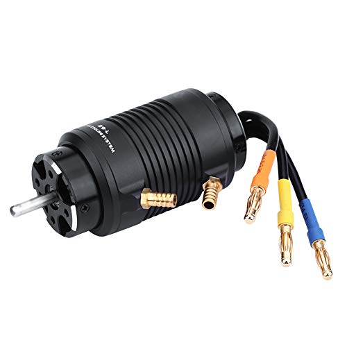 Bnineteenteam RC-Bürstenloser Motor, 2968 3800KV Sensorloser Bürstenloser Motor Hocheffizienter Motor mit 29-L-Wasserkühlmantel für 600-800-mm-Fernbedienungsboote von Bnineteenteam