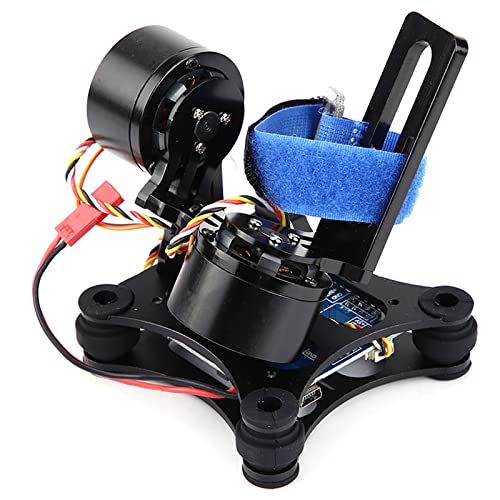 Bnineteenteam RC Drohne Kamera Gimbal, Drohne Bürstenloser Gimbal Metall Bürstenloser Motor Gimbal Board BGC 2.2 Kommt mit Gummiball für 3/3+/4 Kamera RC Drone Quadcopter Teil (Black) von Bnineteenteam