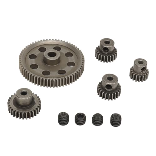 Bnineteenteam RC-Hauptgetriebe, RC-Diff-Differential-Hauptgetriebe Reduziert Vibrationen und Geräusche RC-Car-Motorgetriebe 17T 21T 26T 29T 64T Spur-Hauptgetriebe für HSP 94107 94111 94123 von Bnineteenteam