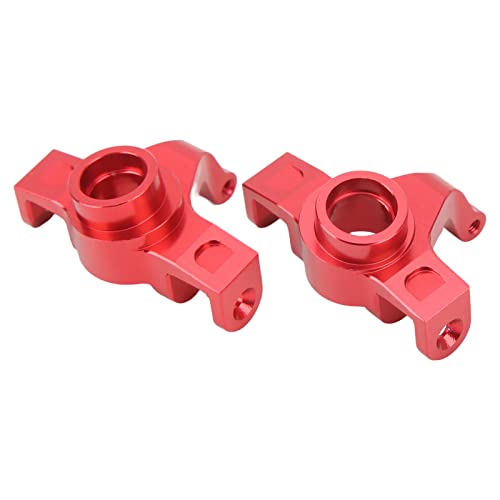 Bnineteenteam RC Lenkbecher, 2 Stück RC Auto Lenkbecher Realistische Aluminiumlegierung Lenkbecher RC Auto Ersatzteile für MJX 16208 16207 16210 1/16 RC Auto (Rot) von Bnineteenteam