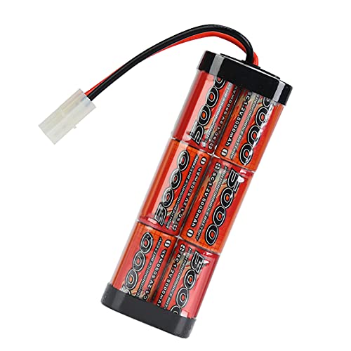 Bnineteenteam RC NI MH Akku, 7,2 V 5000 MAh NI MH Akku Ausreichende Kapazität Stabile Leistung NI MH Akku Ersatz mit Stecker (Black) von Bnineteenteam