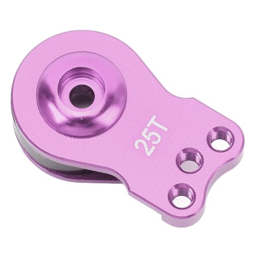 Bnineteenteam RC Servo Saver, 25T Servo Saver Hochpräziser RC-Car-Servoarm aus Aluminiumlegierung Leichter Universal-Servoarm-Ersatz für 1/10 Ferngesteuertes Auto (Purple) von Bnineteenteam