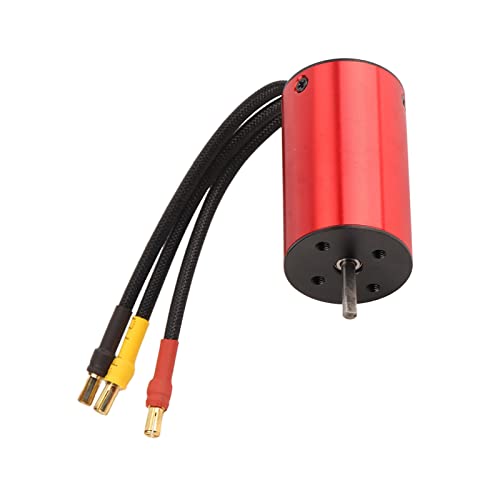 RC Auto Motor, RC Brushless Motor Aluminiumlegierung Rot 2845 5900KV Wasserdichter Motor f¨¹r Traxxas Car Model Parts f¨¹r HSP 1/12 Ferngesteuertes Auto Model Toy von Bnineteenteam