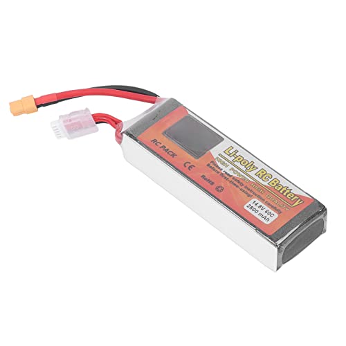 RC Lipo Akku 14.8V 60C Entladerate 4S XT60 Stecker 2800mAh Leistung für Ferngesteuerte Fahrzeuge von Bnineteenteam