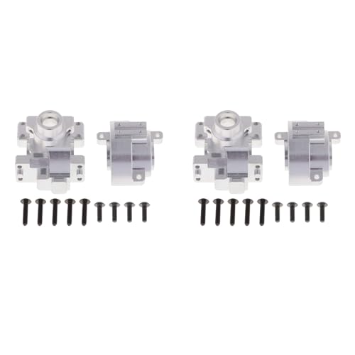 Bntaomle 2X 102075 (02051) Metall Getriebe Gehäuse Vorne Hinten für 94123 94106 94107 94170 94118 94108 94111 RC Auto Upgrade Teile, B. von Bntaomle