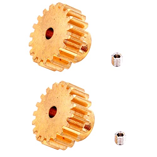 Bntaomle 2X RC Auto 19T Motor Motor Getriebe für 12401-0297 104009 12402-A 12409 RC von Bntaomle