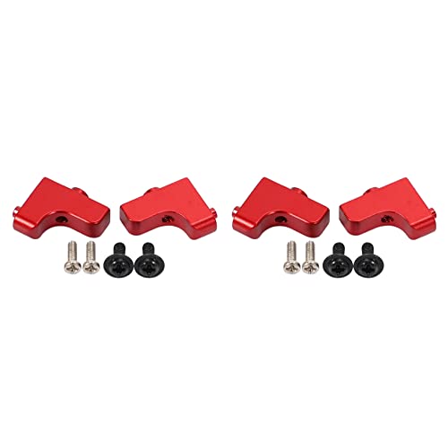 Bntaomle 2X Servo Sitz 1/18 Rc Auto Teile Metall Teile Für A949 A959-B A969-B A979-B, Rot von Bntaomle