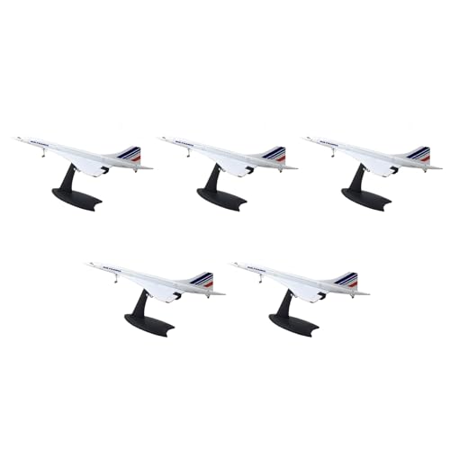 Bntaomle 5X 1/200 Concorde ÜBerschall Passagier Flugzeug Air France Atemweg Modell für Display Sammlung von Bntaomle