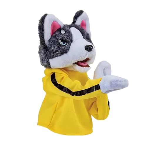 Bntaomle Neues Handpuppenspielzeug in Form Eines Boxhundes - Handpuppen für die Ganze Familie, Tierspielzeug für Kleinkinder mit Geräuschen und Box-Action, 1 Stück von Bntaomle