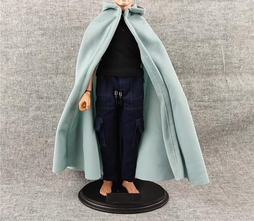 1/6 Skala Soldat Mantel Kleid Mit Kapuze Cape for 12'' Männlich Action Figur Körper Kleidung(Blue) von BoBoBn