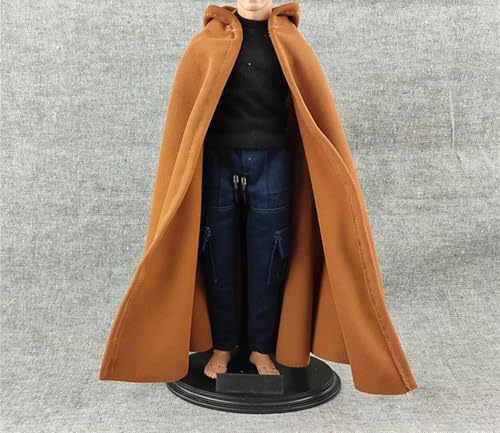 1/6 Skala Soldat Mantel Kleid Mit Kapuze Cape for 12'' Männlich Action Figur Körper Kleidung(Coffee) von BoBoBn