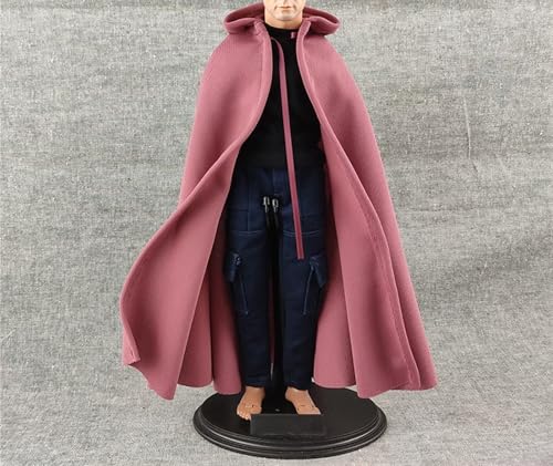 1/6 Skala Soldat Mantel Kleid Mit Kapuze Cape for 12'' Männlich Action Figur Körper Kleidung(Purple) von BoBoBn