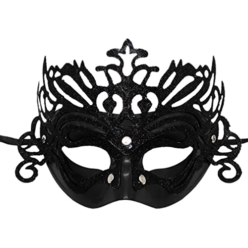 BoBoBn Party-Maske, Spitzen-Maskerade-Maske, Damenmasken, Halloween(Black) von BoBoBn