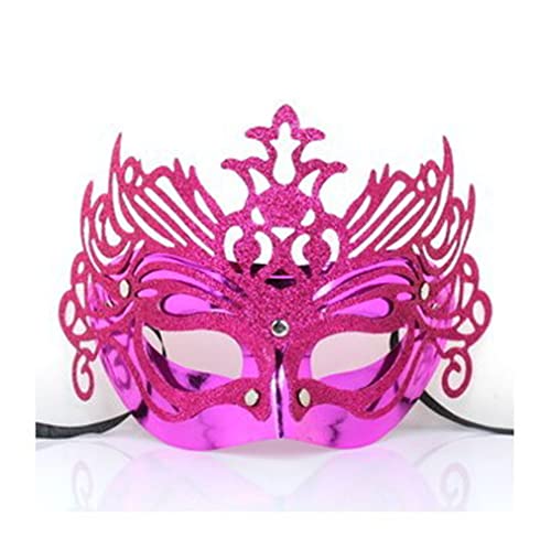 BoBoBn Party-Maske, Spitzen-Maskerade-Maske, Damenmasken, Halloween(Rose Red) von BoBoBn