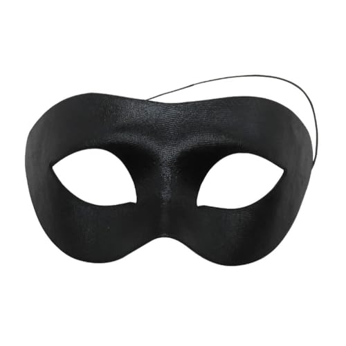 BoBoBn Partymaske, Maskenmaske for Männer und Frauen, Halloween-Maskenmasken for Erwachsene, schwarze Karnevalsmaske(Black) von BoBoBn