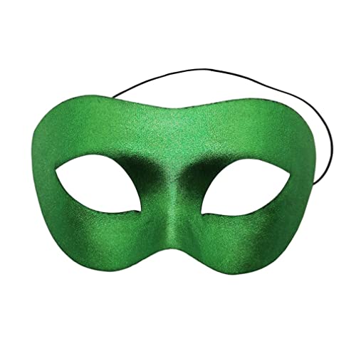 BoBoBn Partymaske, Maskenmaske for Männer und Frauen, Halloween-Maskenmasken for Erwachsene, schwarze Karnevalsmaske(Green) von BoBoBn