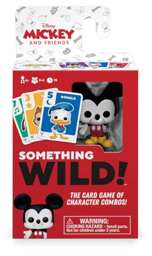 Funko 49355 Board Games 49355 Signature Something Wild Card Game-Mickey and Friends, Multicolour von FUNKO GAMES