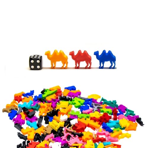 BoardGameSet 10 stücke Meeple Kamelfiguren | Brettspielfiguren Zubehör Meeples, gelb von BoardGameSet