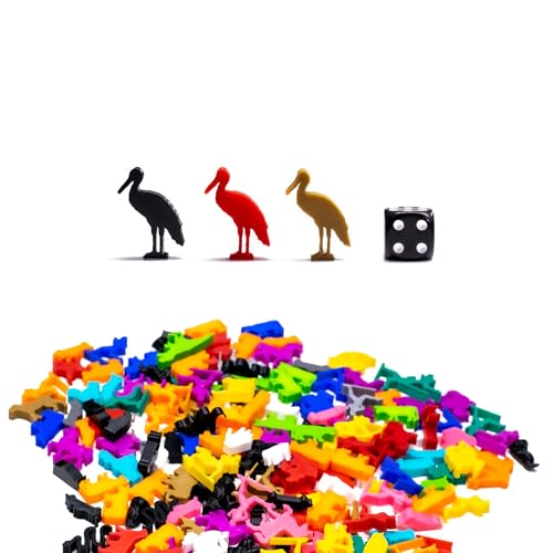 BoardGameSet 10 stücke Meeple Stork Figuren | Brettspielfiguren Zubehör Meeples, Haut von BoardGameSet