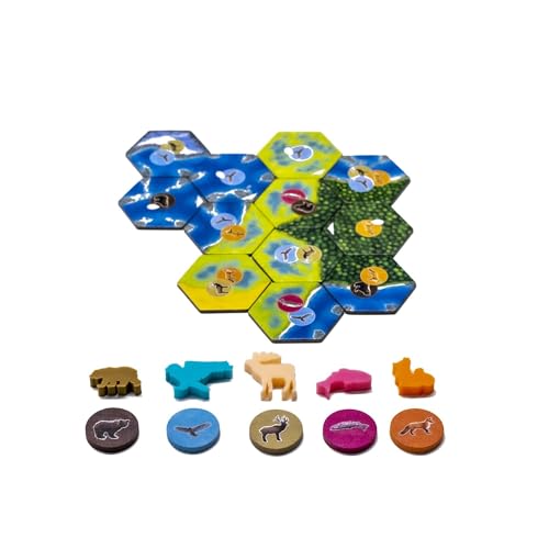 BoardGameSet | Cascadia-kompatibles Upgrade | Wildlife-Upgrade-Set von BoardGameSet