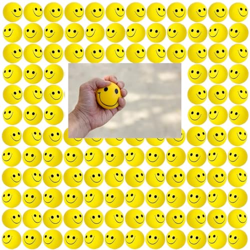 100Stück Lächeln Gesicht Stressbälle, 5.1cm Schaum Smile Ball Anti Stress Spielzeug Bälle Antistressbälle für Kinder Erwachsene Mitgebsel Gastgeschenke Kindergeburtstag-Stresslinderung 100Stück Lächeln Gesicht Stressbälle, 5.1cm Schaum Smile Ball Anti Stress Spielzeug Bälle Antistressbälle für Kinder Erwachsene Mitgebsel Gastgeschenke Kindergeburtstag-Stresslinderung von Boboeitody