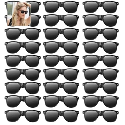 20 Stück Schwarze Party Sonnenbrille, Neon Sonnenbrille Vintage Sonnenbrillen Set Retro Lustige Party Brille für Strand Hochzeit Partypool Partyzubehör Geburtstagsparty Zubehör für Frauen Männer 20 Stück Schwarze Party Sonnenbrille, Neon Sonnenbrille Vintage Sonnenbrillen Set Retro Lustige Party Brille für Strand Hochzeit Partypool Partyzubehör Geburtstagsparty Zubehör für Frauen Männer von Boboeitody