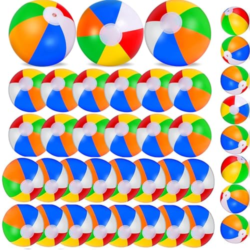50 Stück Wasserball Aufblasbar,41cm großer Regenbogen Strandball Schüttgut, aufblasbares Pool Spielzeug für Party Zubehör Dekorationen,Geburtstag Luau Strand Wasserspiele Beachballs Party Gunsten 50 Stück Wasserball Aufblasbar,41cm großer Regenbogen Strandball Schüttgut, aufblasbares Pool Spielzeug für Party Zubehör Dekorationen,Geburtstag Luau Strand Wasserspiele Beachballs Party Gunsten von Boboeitody