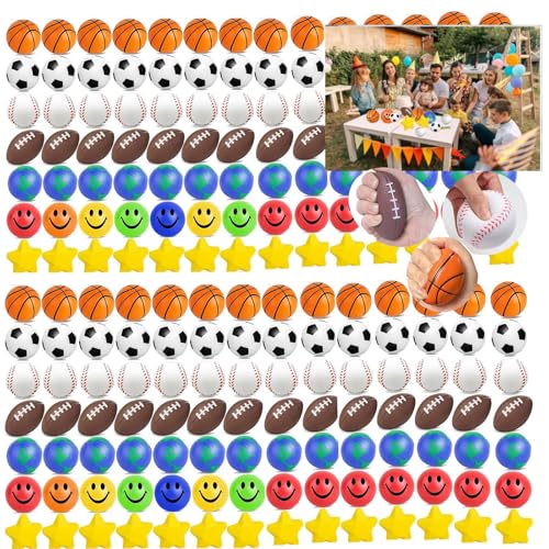 84 Stück Stressball, 6-8.6cm Mini Sportbälle, Antistressball für Kinder und Erwachsene,Schaumstoffbälle,Stressabbau-Ballspielzeug,Party Geschenke,für Party-Verschiedene Ballstile 84 Stück Stressball, 6-8.6cm Mini Sportbälle, Antistressball für Kinder und Erwachsene,Schaumstoffbälle,Stressabbau-Ballspielzeug,Party Geschenke,für Party-Verschiedene Ballstile von Boboeitody