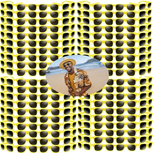 Boboeitody Party Sonnenbrillen Set 5/10/20Stück Neon-Sonnenbrillen,klassische Retro-Party-Sonnenbrillen in mehreren Farben als Geschenktütenfüller, Geburtstags,Strandparty Geschenke (Gelber Stil, 10) Boboeitody Party Sonnenbrillen Set 5/10/20Stück Neon-Sonnenbrillen,klassische Retro-Party-Sonnenbrillen in mehreren Farben als Geschenktütenfüller, Geburtstags,Strandparty Geschenke (Gelber Stil, 10) von Boboeitody