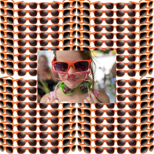 Boboeitody Party Sonnenbrillen Set 5/10/20Stück Neon-Sonnenbrillen,klassische Retro-Party-Sonnenbrillen in mehreren Farben als Geschenktütenfüller, Geburtstags,Strandparty Geschenke (Orange Stil, 20) Boboeitody Party Sonnenbrillen Set 5/10/20Stück Neon-Sonnenbrillen,klassische Retro-Party-Sonnenbrillen in mehreren Farben als Geschenktütenfüller, Geburtstags,Strandparty Geschenke (Orange Stil, 20) von Boboeitody