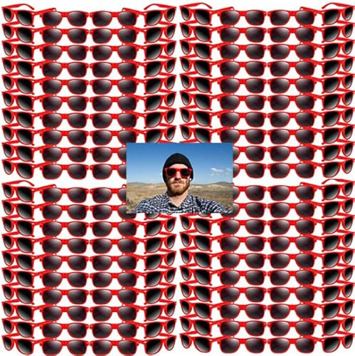 Boboeitody Party Sonnenbrillen Set 5/10/20Stück Neon-Sonnenbrillen,klassische Retro-Party-Sonnenbrillen in mehreren Farben als Geschenktütenfüller, Geburtstags,Strandparty Geschenke (Roter Stil, 10) Boboeitody Party Sonnenbrillen Set 5/10/20Stück Neon-Sonnenbrillen,klassische Retro-Party-Sonnenbrillen in mehreren Farben als Geschenktütenfüller, Geburtstags,Strandparty Geschenke (Roter Stil, 10) von Boboeitody