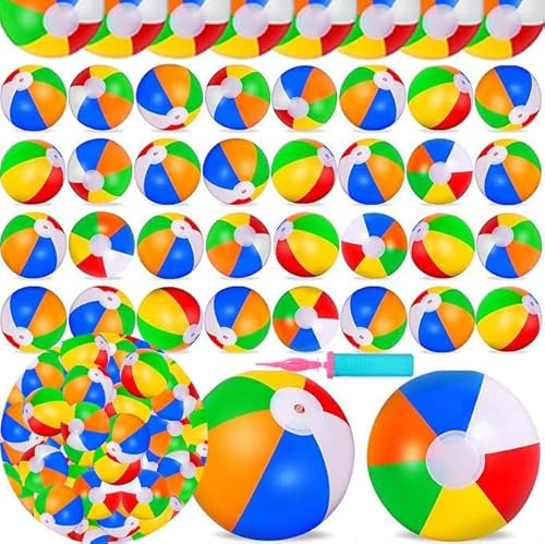 Wasserbälle Aufblasbar, 18 Stück Aufblasbare Wasserball, 20cm Strandball, Ausgestattet mit Aufblaspumpe,Wasserball Aufblasbar,Pool Spielzeug,Für Sommeraktivitäten Im Freien Party Kinder&Erwachsene Wasserbälle Aufblasbar, 18 Stück Aufblasbare Wasserball, 20cm Strandball, Ausgestattet mit Aufblaspumpe,Wasserball Aufblasbar,Pool Spielzeug,Für Sommeraktivitäten Im Freien Party Kinder&Erwachsene von Boboeitody