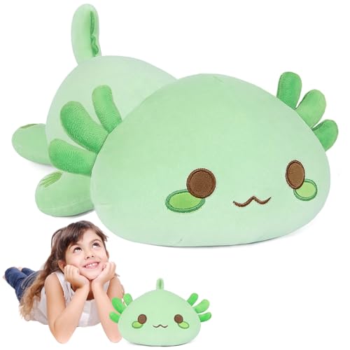 Bocguy Axolotl Kuscheltier Stofftier, 33CM Axolotl Plüschtier, Nette Axolotl Plush, Wurfkissen, Weich Axolotl Kuscheltier für Jungen und Mädchen Geschenk von Bocguy