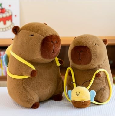 Bocguy 30cm Capybara Plüschtier, Capybara Kuscheltier, Niedlichen Capybara Plushies, Simulation Capybara Plüschtier Für Mädchen Und Jungen, Kinder Plüschtier von Bocguy