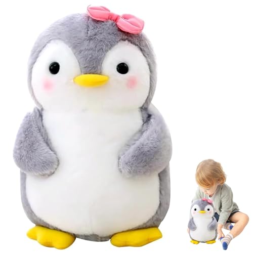 Bocguy Pinguin Kuscheltier, 25CM Kuscheltier Plüschpuppen Pinguin, Pinguin Stofftier, Squishmallow Pinguin Geschenk für Jungen Mädchen Babys von Bocguy