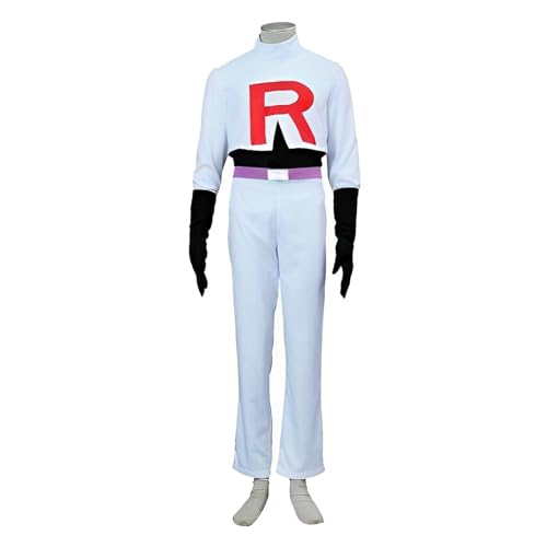 James Kostüm Erwachsene, Team Rocket Kostüm, Anime Kostüm, Cosplay Kostüm (L, James Herren) von Bocguy