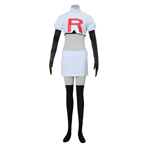 Jesse und James Kostüm Erwachsene, Team Rocket Kostüm, Anime Kostüm, Cosplay Kostüm(XXXL, Jesse Damen) von Bocguy