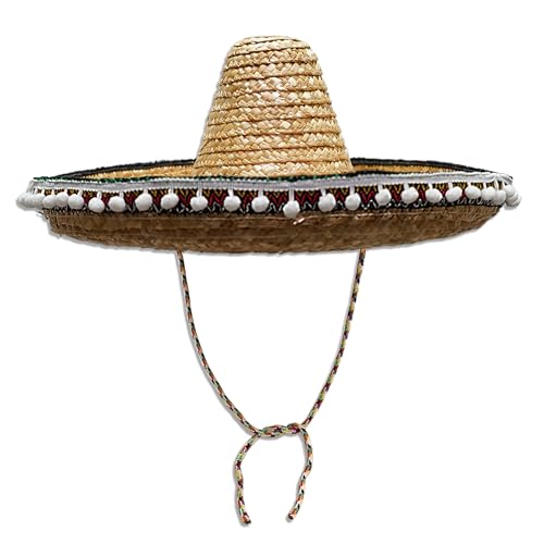 Bock op Kölle Sombrero Mexico Kostüm Zubehör Karneval Mottoparty Hut 60x60 cm (Sombrero 48x48 cm) von Bock op Kölle